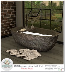 DD Bozeman Stone Bath Tub Adult