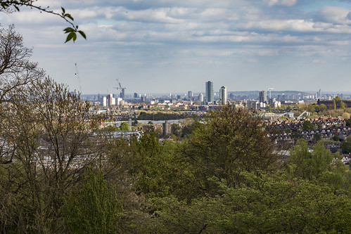 View of London from Alexandra Palace Park - with 2012 Olympic Stadium | by brianturner7