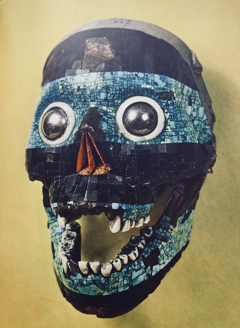 Turquoise mask representing the god Tezcatlipoca (one of the Aztec creator gods)