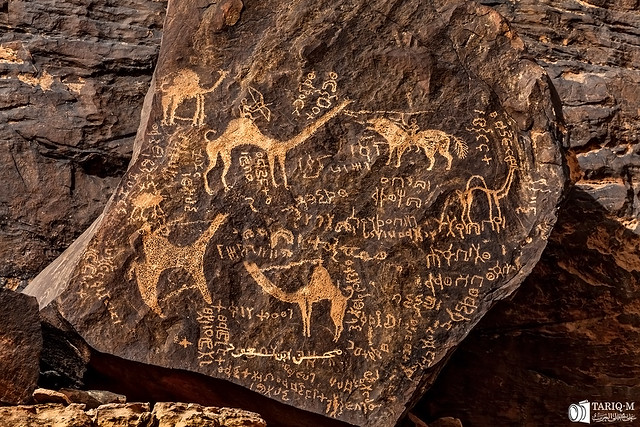 Thamudic inscriptions - 7000 years ago