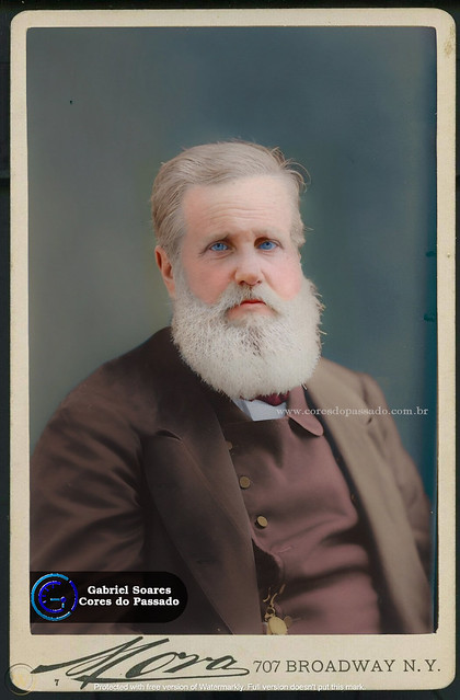 Imperador D. Pedro II do Brasil em 1876