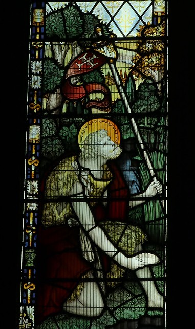 Stained glass- St Peter's church Binton Warwickshire -261222 (4)