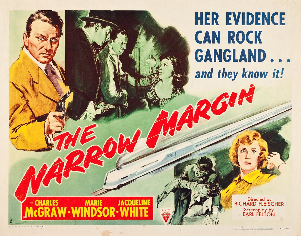 L'énigme du Chicago Express (The Narrow Margin, Richard Fleischer, 1952) film poster
