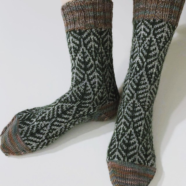Herbstblatt Socken for Amanda
