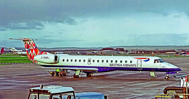 G-EMBJ   Embraer ERJ-145EP [145134] (British Airways/CitiExpress) Aberdeen-Dyce~G 19/11/1999