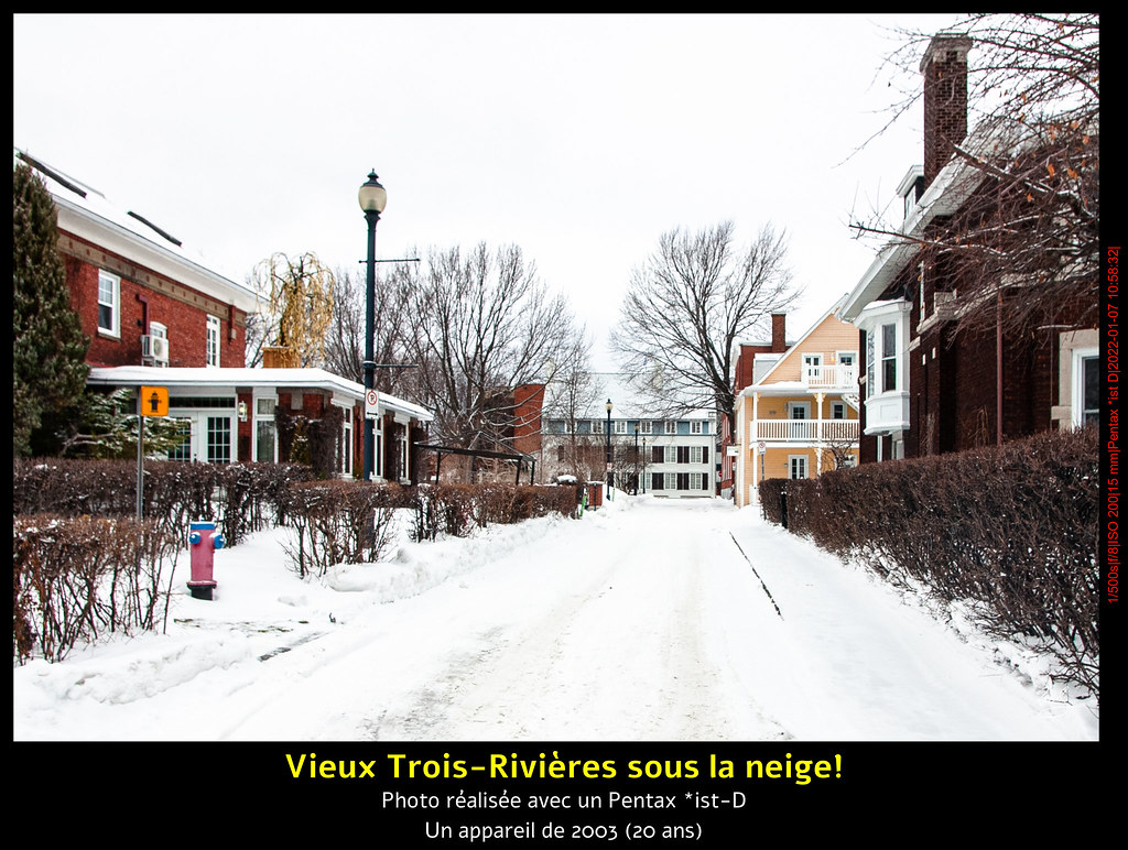 Vieux Trois-Rivières sous la neige!