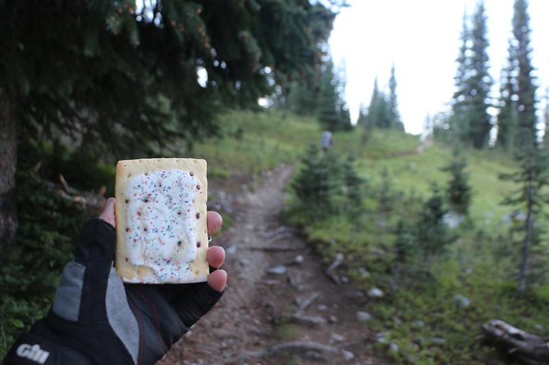 After nine days on the trail I still had a perfectly whole and undamaged Pop-Tart left for breakfast - a minor miracle!