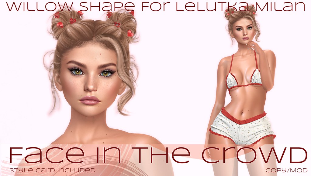 Face In The Crowd – Willow Shape for LeLutka Milan