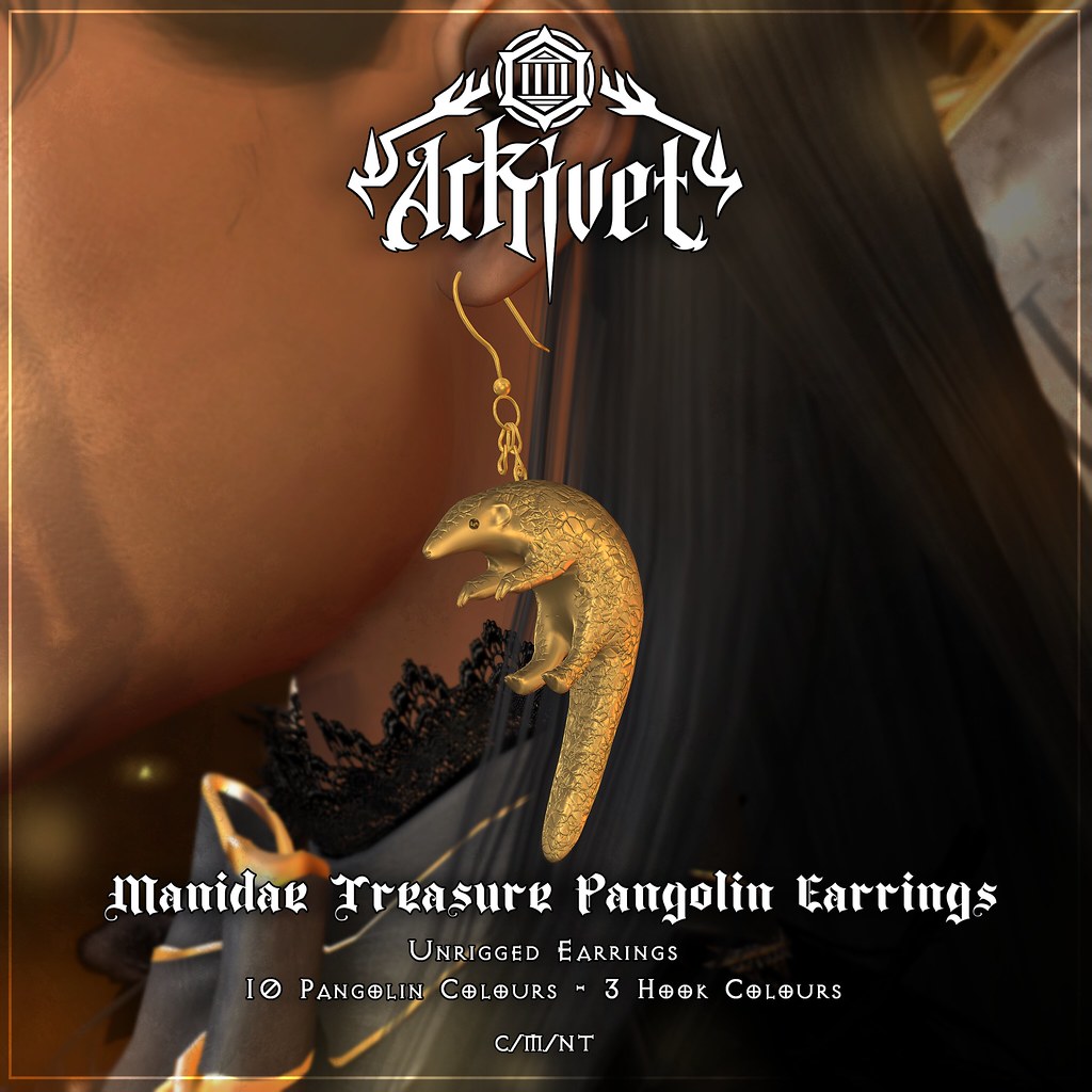 Arkivet :: Manidae Treasure Pangolin Earrings