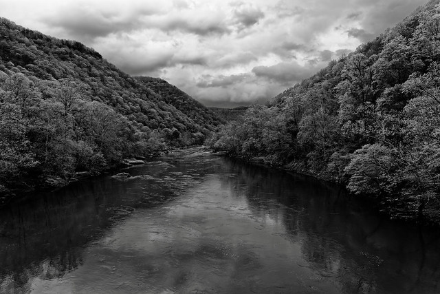 Wide Open Spaces New River Gorge National Park & Preserve (Black & White)