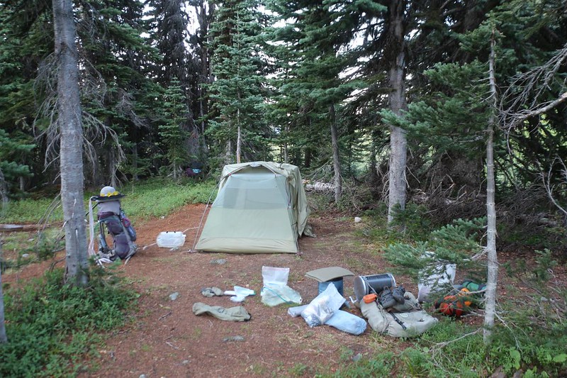 We packed up at first light at Windy Pass - today was our final day on the Pacific Crest Trail as we headed to Harts Pass