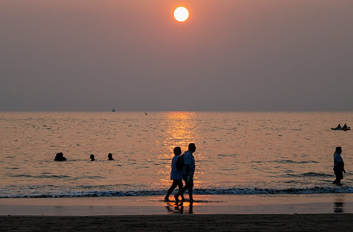 Palolem Beach silhouettes by OrionSM Photography, palolem beach goa india sunset dusk goldenhour silhouette holiday travel vacation tz100 lumix panaso