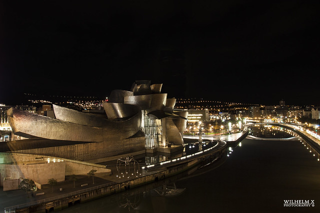 Guggenheim Museum And The Nervión River
