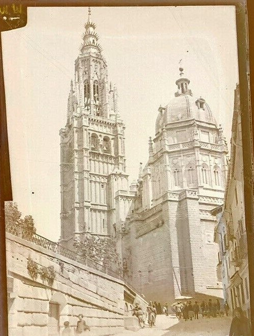 Catedral de Toledo en los años 20. Fotografía de Christian de Caters.