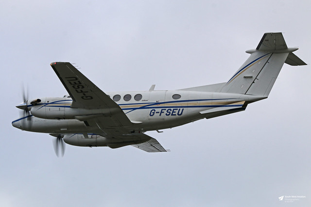 G-FSEU Beech 200 Super King Air, Nimbus Air Ltd, Bristol Airport, Lulsgate Bottom, Somerset