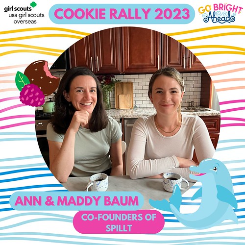 USA Girl Scouts Overseas' 2023 Cookie Rally - Ann & Maddy Baum
