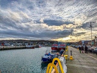 Sunset at Howth Pier