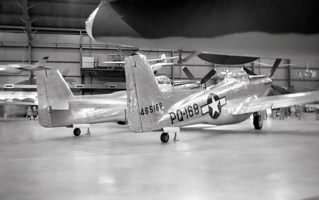 44-65168, North American F-82B Twin Mustang, USAF Museum, Wright-Patterson AFB, August 1974