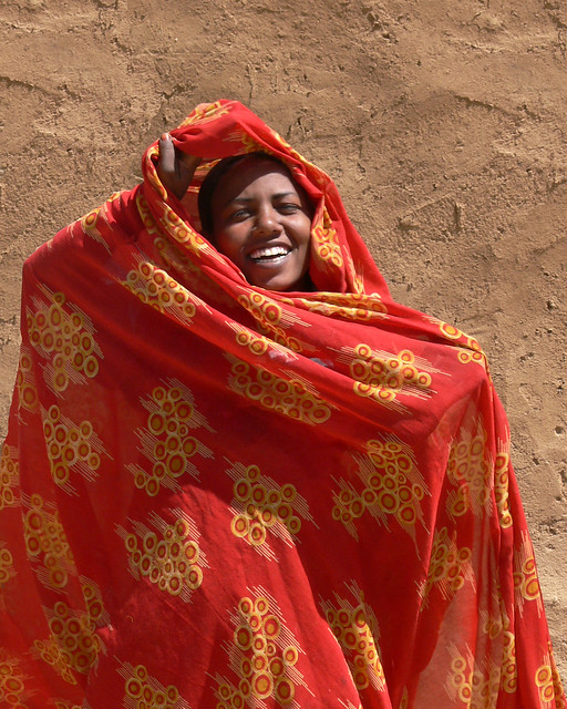 Jeune femme nubienne