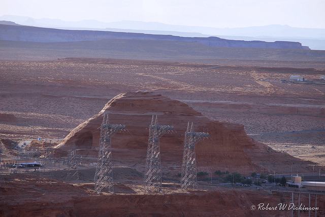 Metal Creatures Hovering Over the Arizona Desert
