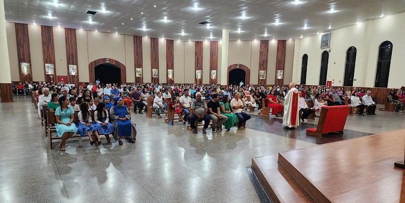 Brasil - Misa de Navidad en la Parroquia Inmaculada Concepción
