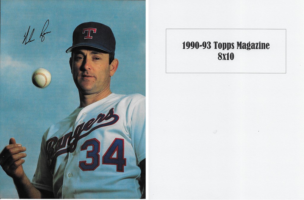 Ryan, Nolan - Topps Mag Picture (Spring 1990) - with label