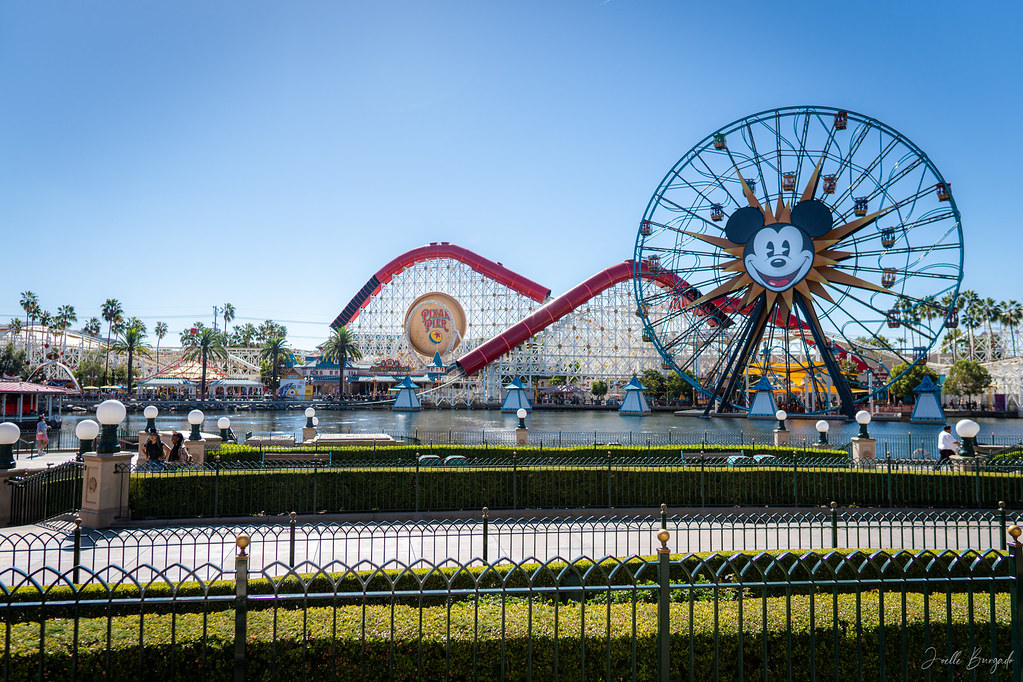 Disneyland California Adventure - Mickey's Fun Wheel & The Incredicoaster
