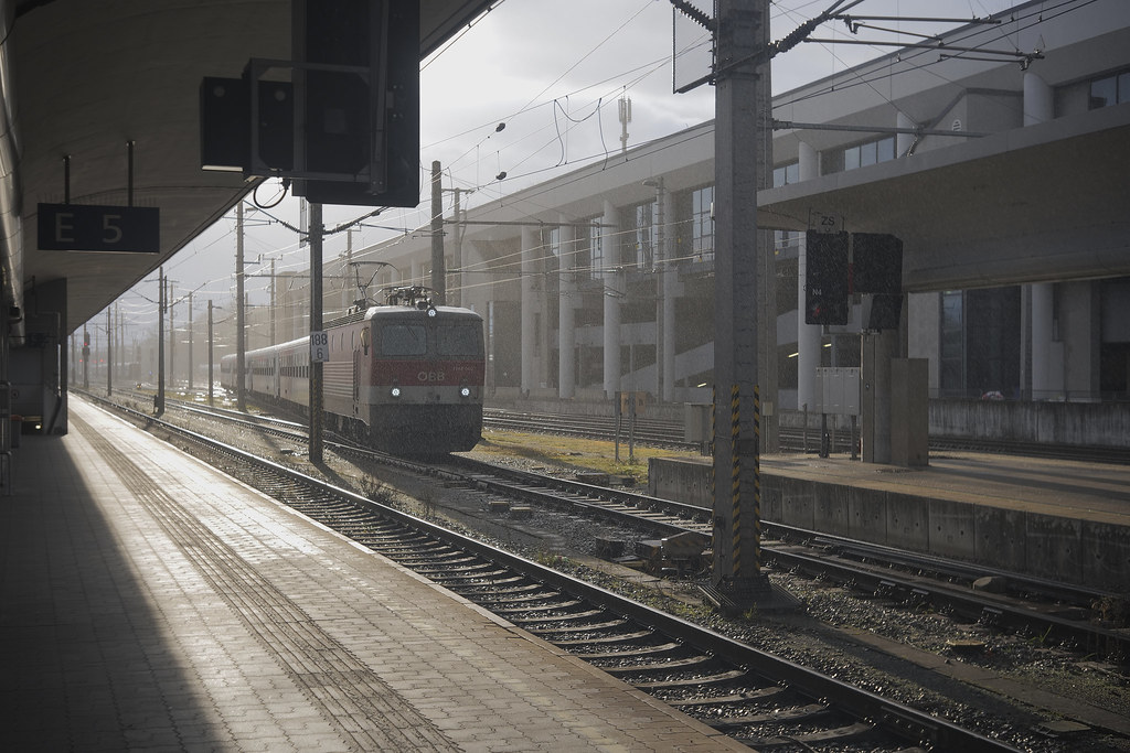 sun, rain and a train