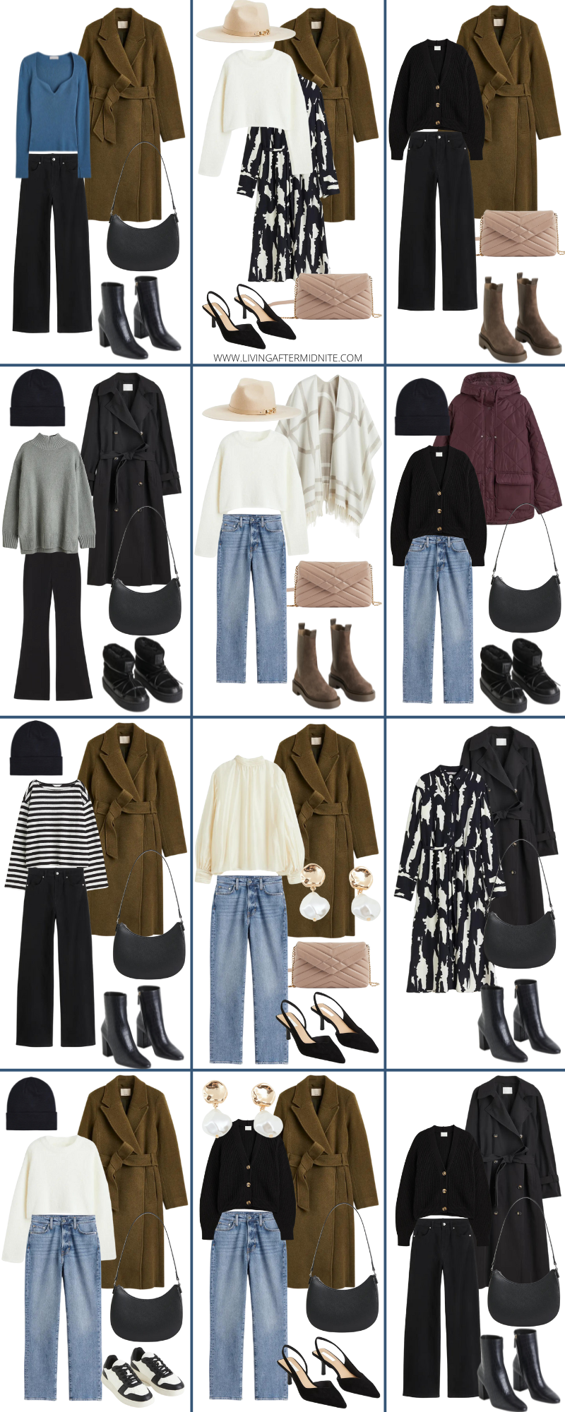 Affordable H&M Winter Capsule Wardrobe Items | How to Build a Capsule Wardrobe | H&M Winter Clothes | Outfit Inspiration | Winter Fashion | 48 Cold Weather Outfit Ideas | Winter Outfits 2023 | Winter Outfit Ideas