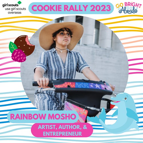 USA Girl Scouts Overseas' 2023 Cookie Rally - Rainbow Mosho