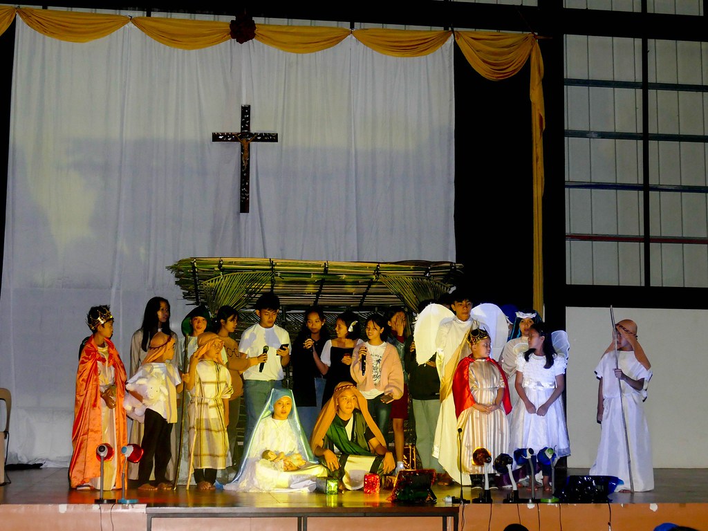 Filipinas - Pesebre viviente en el Seminario Mayor