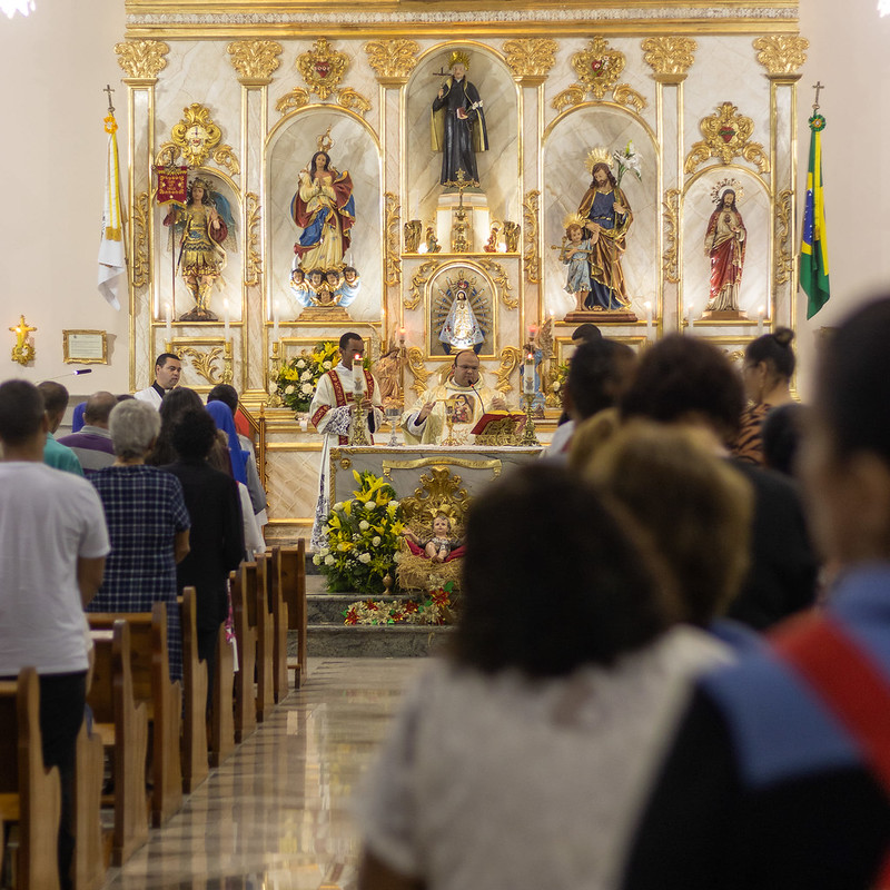Brasil - Misa de Navidad en la Parroquia San José de Anchieta
