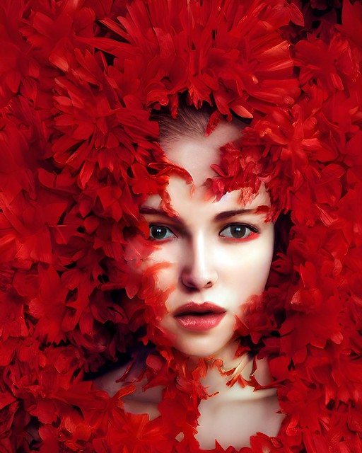 Flower Power in Red