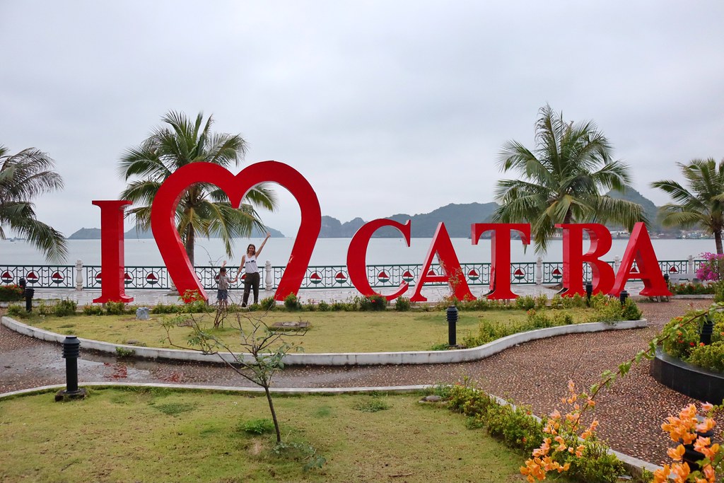 Pueblo de Cat Ba en Vietnam