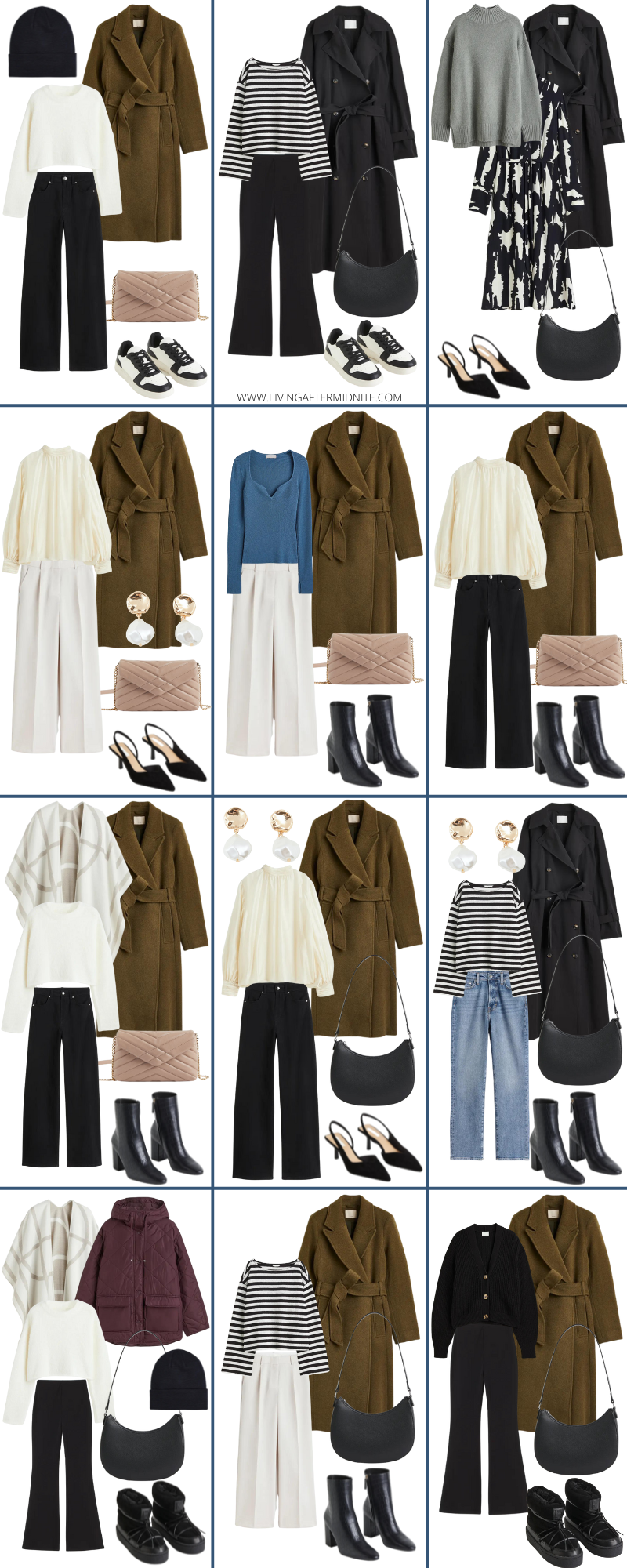 Affordable H&M Winter Capsule Wardrobe Items | How to Build a Capsule Wardrobe | H&M Winter Clothes | Outfit Inspiration | Winter Fashion | 48 Cold Weather Outfit Ideas | Winter Outfits 2023 | Winter Outfit Ideas