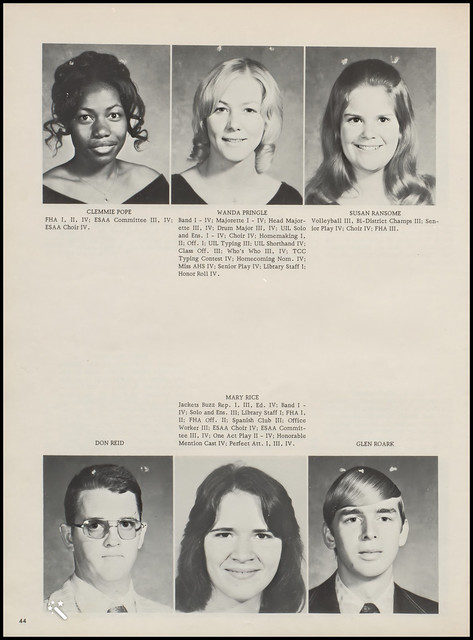 Alto High School Senior class of 1975 Page 8-Enhanced
