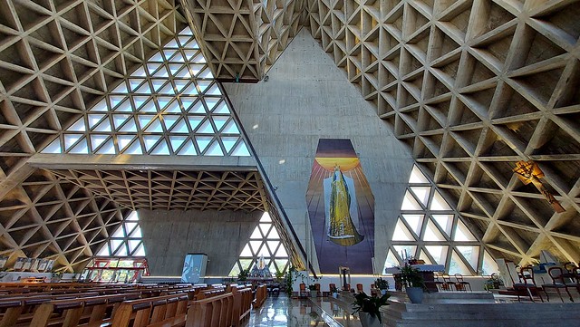 Santuario mariano di Monte Grisa a Trieste firmato A.Guacci 1965