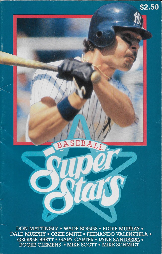 1987 Marketcom Baseball Super Stars Cover - Mattingly, Don