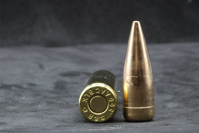 300 Blackout (7.62x35mm), 123gr FMJ, Sellier and Bellot