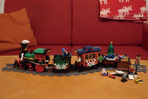 Letzte Aufnahme von meinem Lego-Weihnachtszug vorm Abbau