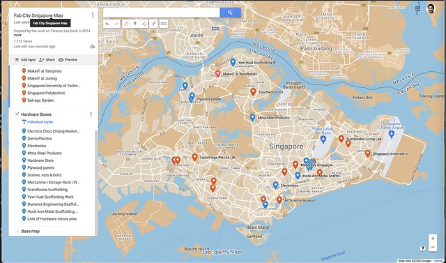 Fab City Singapore Map