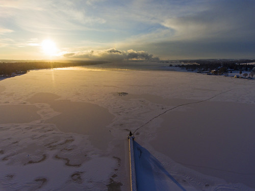tgif friday life fun nature aerial air lake flx skaneateles skaneateleslake winter frozen ice holiday sunrise peaceful drone dji
