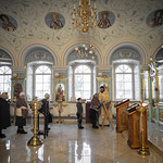 13 января 2023, Литургия в храме Казанской иконы Божией Матери (Медное)