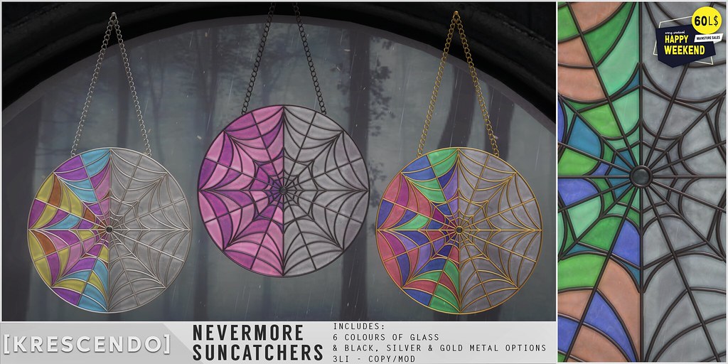 [Kres] Nevermore Suncatchers – Happy Weekend