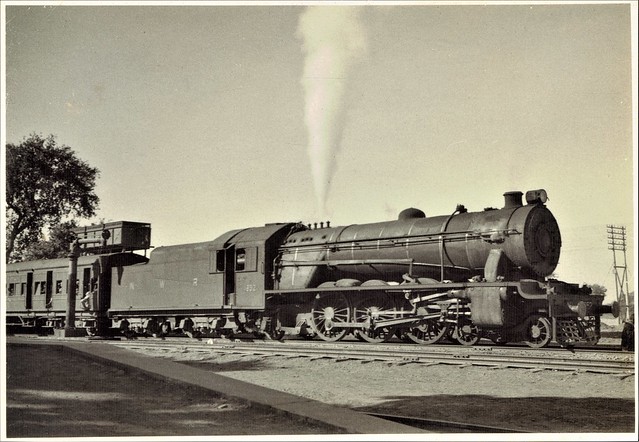 India Railways - North Western Railway - NWR Class XC 4-6-2 steam locomotive Nr. 1852 and the Sind Express passenger train (William Beardmore & Co. 471 / 1930)