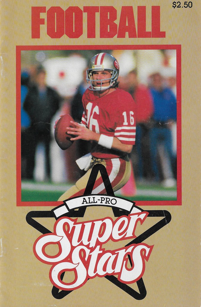 1989 Marketcom Football All-Pro Superstars Cover - Montana, Joe
