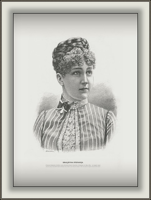 s363 Br23 9844 Vienac1888 Kraljevna Stefanija Princess Stéphanie Clotilde Louise Herminie Marie Charlotte of Belgium (21 May 1864 – 23 August 1945)