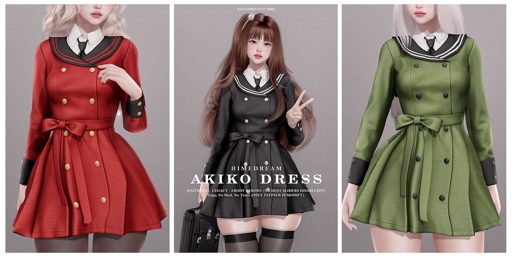 {HIME*DREAM} Akiko Dress @Kustom9 (GIVEAWAY)