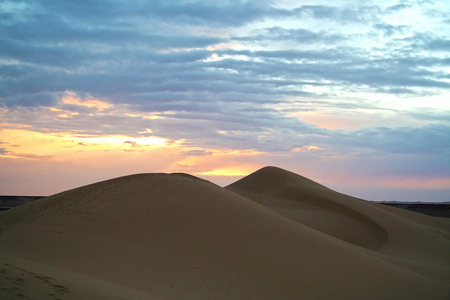 Sahara sunset