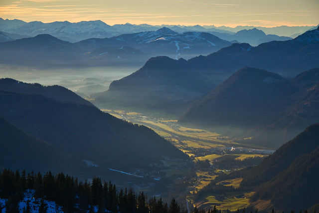 View to the North Tyrolean Alps